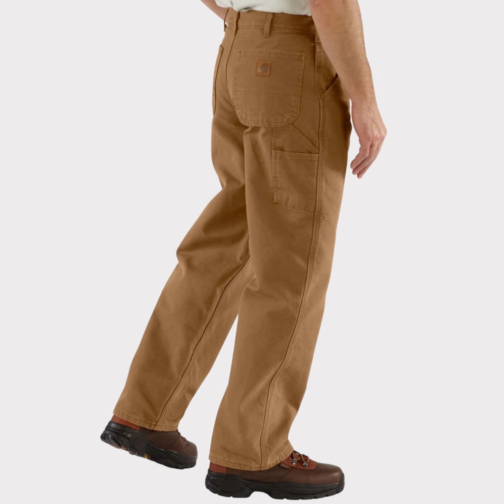 Carhartt - Loose Fit Washed Duck Utility Work Pant - Brown - 44x32 - Picture 1 of 7